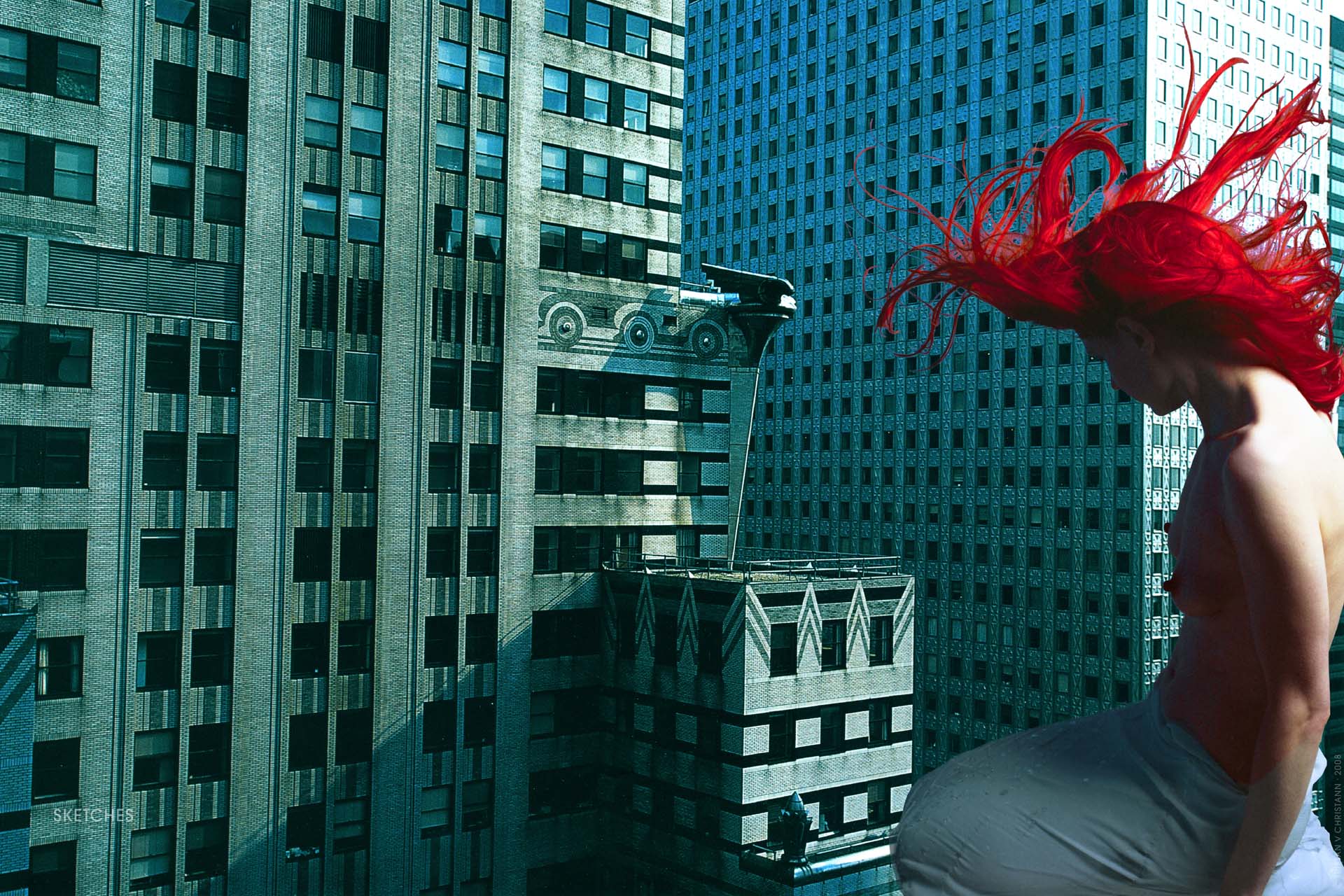 Tristan V Christann, Fantasy, Gaia Award, Moondance Filmfestival, Spirit of Da Vinci, Manhattan Mermaid_19 Sketches 2009